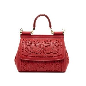 Dolce & Gabbana Miss Sicily Intaglio Nappa Leather